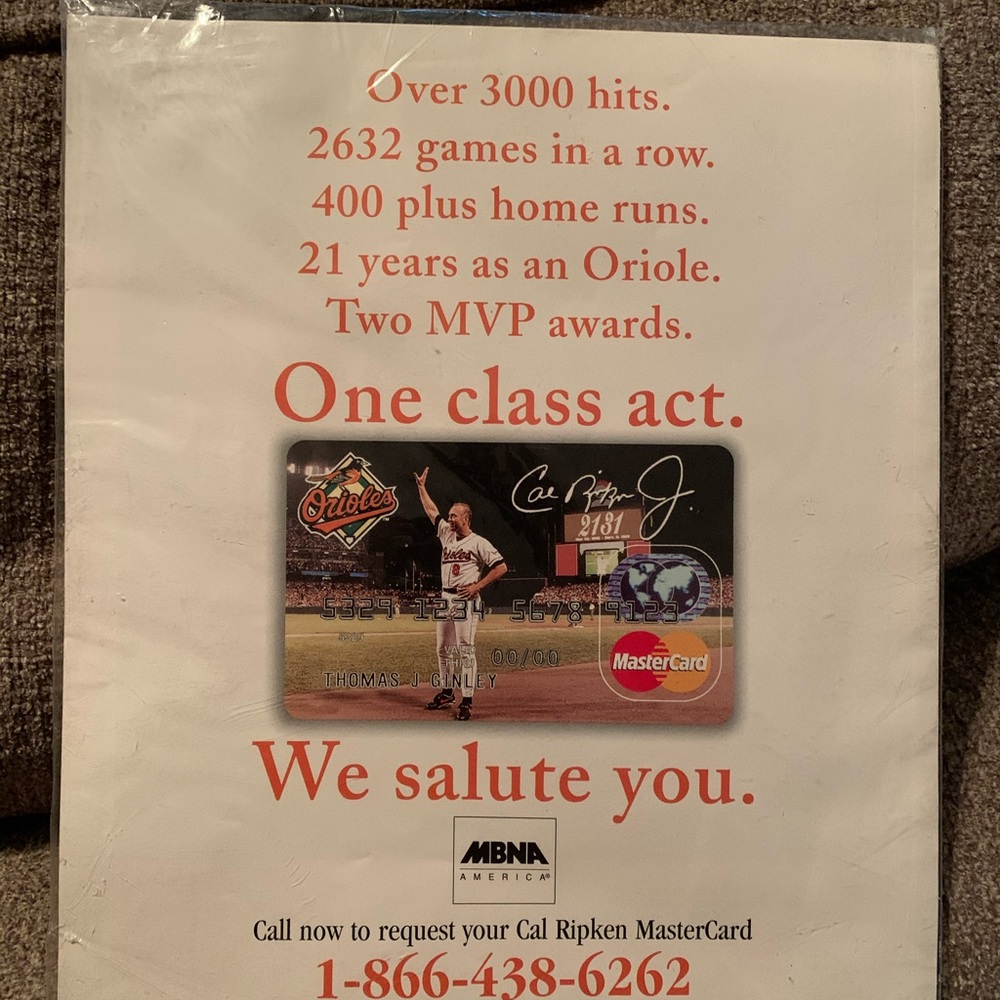 Cal Ripken Magazine - Picture 2 of 2